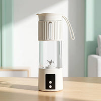 Portable Electric Juicer Cup USB-Chargeable Juicer Cup with Carry Loop Compact Portable Blender for Active Commuters, Students