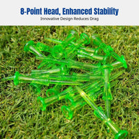 Sporting Tee, Championship Accessory, Sturdy 8-Point Head, Precise Placement, Multi-Color, Boxed
