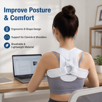 Clavicle Brace Adjustable Shoulder Brace for Collarbone Fracture Recovery Nylon