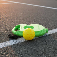 High-Elasticity Cord Pickleball Solo Practice Aid Continuous Rebounding Pickleball Practice Aid with String Portable Rebound Training Base Improves Skills for Beginners, Kids, Home Use, Outdoor, Backyard, Driveway