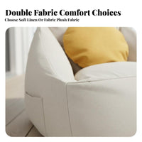 Modern Minimalist and design Oversized Human Dog Bed cleanable Cover Floor Pod Chair Full frame cradle Floor Lounger No Assembly Required for Apartment Dwellers, Young Adults, Bedroom, Living Room, perusing corner, Lounge Area