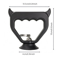 Metal Locking Lever Car Indentation Repair Suction Cup Tool Dark Gray Black Finish Suction Cup Indentation Puller Ergonomic Portable