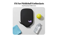 Pickleball Paddle Cover Waterproof Pickleball Paddle Case Zippered Racket Protector Wear-Resistant Sports Equipment Accessory