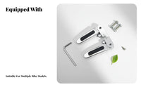2 Pieces Foldable Foot Pegs Non-Slip Foldable Rear Foot Pegs Easy Installation Passenger Footrest for Passengers