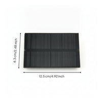 6V Solar Panel Rigid Monocrystalline Solar Panel Long-Lasting for DIYers