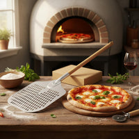 Lightweight Pizza Peel Heat Resistant Aluminum Pizza Shovel Easy to Clean for Home Bakers, Grilling