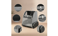 Pet Backpack Carrier Breathable Pet Carrier Backpack Structured Ventilated for Travel, Vet Visits