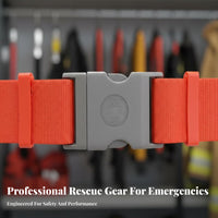 Aramid Material Firefighter Suit Set High-Visibility Reflective Tape Retardant Rescue Suit Heat-Insulating Wilderness Firefighting Clothing Breathable for Firefighters Relief, Accident Sites