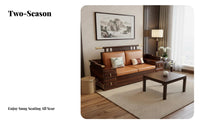 Sofa with Storage Drawers New Chinese design Multifunctional Loveseat all-seasonSeason Use Living Room Seating for Apartment Dwellers, Families, Lounge Area