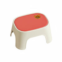 Anti-Slip Stackable Plastic Stool Thickened Portable Utility Stool Sturdy Household Furniture Easy to Clean for Children, Students, Living Room, Bathroom, Entryway, Kitchen