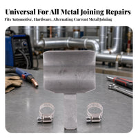 Curved Guard Soldering Torch Guard Flat Handle Torch Guard Plate Hose Clamps Safety Gear Brushed Finish