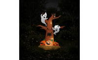 Outdoor Inflatable Tree Spooky Inflatable with LED Lights Inflate Yard Decoration Tall for Lawn