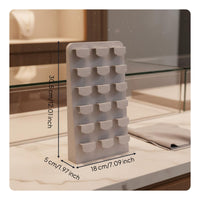 Microfiber Jewelry Display Light Elegant Design Post Earring Organizer Minimalist Design Post Earring Holder for Live Broadcasting, Showrooms