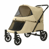 Folding Dog cartVentilated Soft-Sided Pet cartFront Ramp