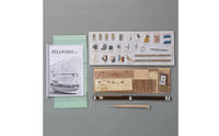 Fishing Boat Model Kit Cut Wooden Model Boat Kit Unfinished for Collectors, Adults