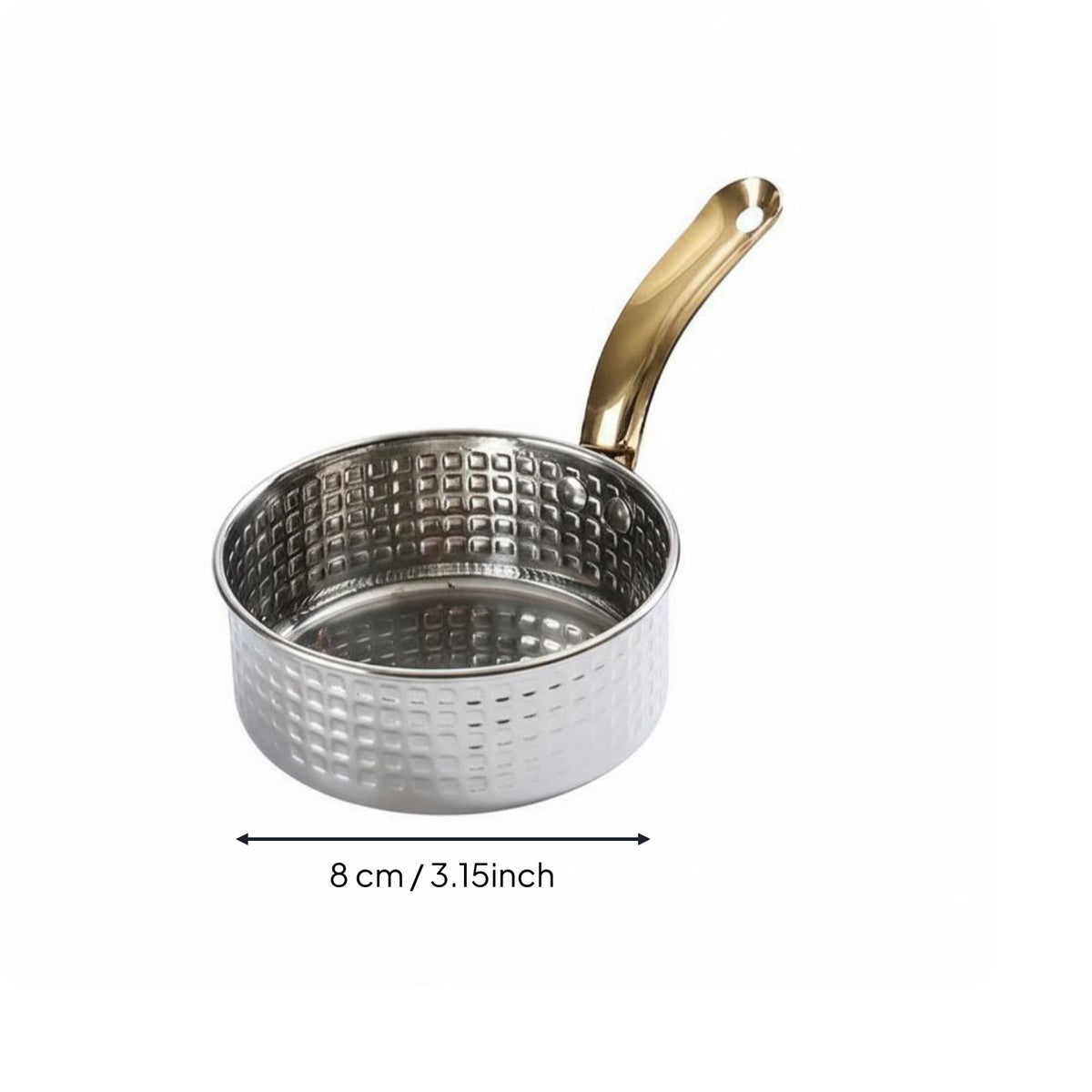 French Fry Serving Pot Commercial Grade Stainless Steel Snack Pot Easy to Clean Serving Dish for Parties