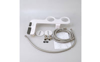 Ultra-Thin Split Bidet Seat Attachment Slim Non-Electric Bidet Attachment Easy-Install Self-Cleaning for Renters