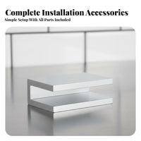 Adjustable Glass Clamp Rustresistant Rectangular Glass Clamp Easy Installation