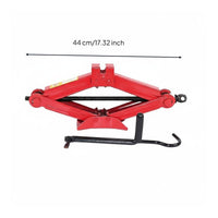 Labor-Saving Ratchet Lifting Device Stable Wide Base Lifting Device Non-Slip Saddle for Roadside Emergency, Garage