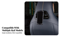 Rear Seat Tablet Mount 360 Degree Rotation Rear Seat Tablet Holder Rear Seat Amusement Stand No-Tools-Needed Installation