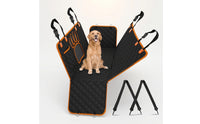 Waterproof Dog Car Seat Cover with Side Flaps Quilted Car Seat Cover with Mesh Window Nonslip Heavy-Duty for Dogs