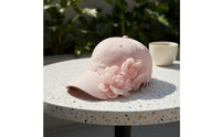 Fashionable Pink Floral Baseball Cap Soft and Lightweight Headwear for Women, Outdoor