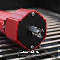 Power Bank Compatible Electric Barbecue Rotisserie Drive Low Noise USB Powered Grill Rotator High Rotational Force for Camping, Backyard