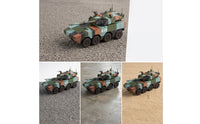 1:72 Scale Wheeled Armored Vehicle Model Finished Assault Model Detailed for Collectors, Desk Display, Shelf Decor