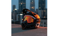 Full Face Helmet Adjustable Downhill Helmet with Goggles Washable for Commuters