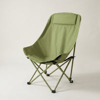 High-Back Folding Moon Chair Sturdy Moon Chair Long-Lasting Furniture Stable for Picnics
