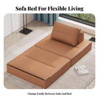 Double-PurposeUse Foldable cuboid Lounger Space-Saving Fold-extendable Sleeper Lounger Multi-Functional Design changeable Seating Minimalist aesthetic & aesthetic for Apartment Dwellers, Students, Young Adults, Small areas, Living Room, Bedroom