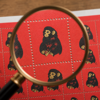 T46 First Round Chinese Zodiac Monkey Year Stamp Sheet (120 Stamps)