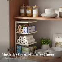 Wire Shelf Riser adaptable Use Freestanding Wire Rack Easy to Clean for Students