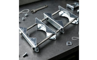 Double Rod Clamp Serrated Hardware Adjustable for Canopy Support