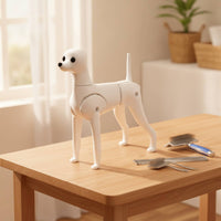 Poseable Pet Grooming Practice Mannequin Plastic Dog Grooming Mannequin Sturdy Tough