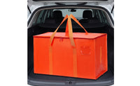 Foldable Storage Bag Large-Capacity Zippered Storage Bag Heavy-Duty for Students