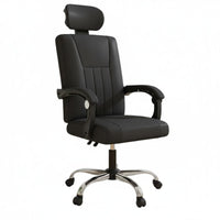 Reclining Function Highspine Mesh Chair with Headrest 360-Degree pivot Ergonomic Mesh Chair with Headrest Height Adjustable Office Furniture Extendable Footrest for Students, Remote Workers, Professionals, Study Room, Bedroom, Workstation, Gaming Setup