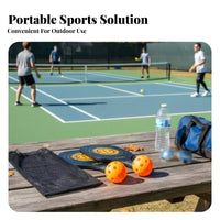 Pickleball Paddle Set Portable Pickleball Set with Bag Sports Equipment Sturdy Comfortable Grip for Students, Gym