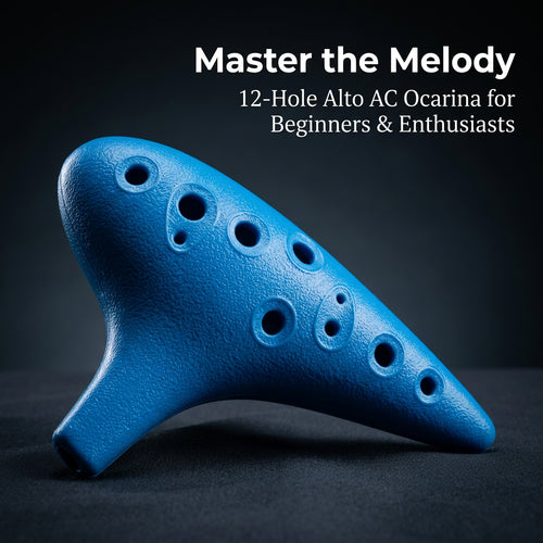 12 Hole Alto for Beginners, Music Student Ocarina, Compact Ocarina for Kids, Melodious Ocarina Instrument, Ocarina for Learning Alto