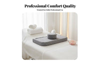 High-Density Sponge Filling Eyelash Extension Pillow Ergonomic Design Anti-Collapse Salon Pillow Breathable Linen Material for Estheticians