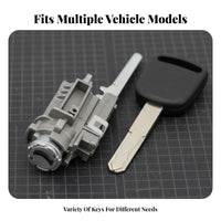 Ignition Lock Core with Key Direct Replacement Ignition Lock Cylinder Anti-Unauthorized Use Automotive Part for Auto Mechanics, DIY Enthusiasts