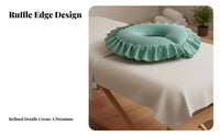 Removable and Washable Cover Massage Table Face Cradle Latex Foam Filling Face down Pillow Support Easy to Clean for Home Users, Salon, Spas