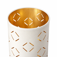 Light Shade with Cut Hollow Pattern for Table Lamps, Decorative Lampshade for Warm Ambient Textile PVC for Ceiling