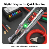 Car Electrical Test Light Bidirectional Polarity Indicator for Mechanics, DIYers