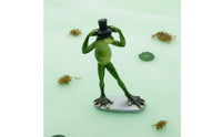 Resin Frog Figurine Nordic Design Dressed Frog Statue House Decoration Distinctive Gift Detailed Workmanship for Collectors