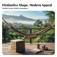 Weather Resistant CumulusShaped End Table Irregular Shape outsidedoor Furnishing Modern Design Household Furniture Space Saving for Guesthouse Owners, Homeowners, Renters, Balcony, Terrace, Garden, by the pool