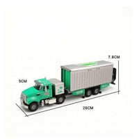 Die-Cast Truck with Detachable House Double-Layer Transformable Truck Toy Metal for Collectors, Kids, Display Case, Desk Decor