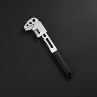 Heavy-Duty F-Shaped Adjustable Wrench Effortless Adjustment F Type Wrench High Force Wide Jaw Spanner Non-Slip Comfort Grip for Mechanics, Maintenance Workers, Plumbers, Automotive Repair, Workshop, Garage