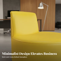 2 Pieces Modern design Armchair and Side Table Group Minimalist Design Upholstered Club Chair Business & Leisure Use Reception Furniture dense-fill padding for Office Managers, Interior Designers, Homeowners, Bedroom
