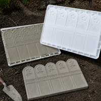 Garden Fence Concrete Mold for DIY Yard and Patio Decoration